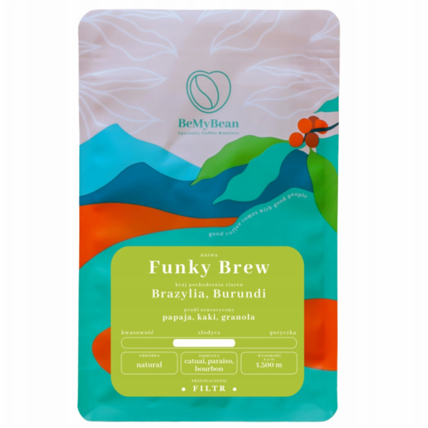 BeMyBean Funky Brew kávová zrna 250 g