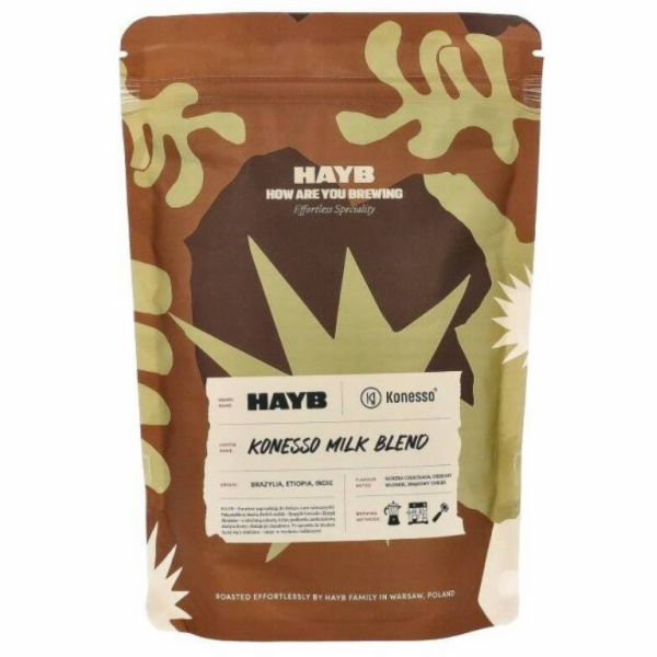 HAYB Konesso mléčná kávová zrna 250 g