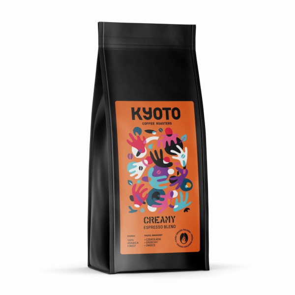 Kyoto Káva Coffee Beans Krémová kávová zrna 250g