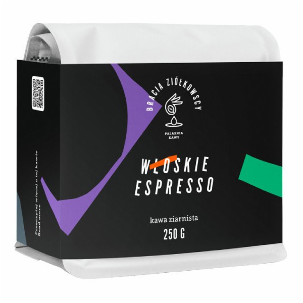 Bracia Ziółkowscy Kávová zrna italské Espresso 250 g