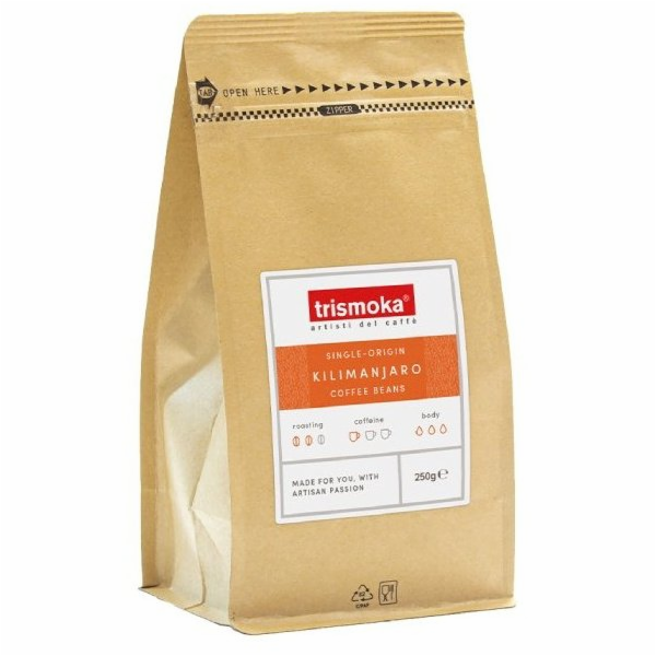 Trismoka Caffe Kilimanjaro kávová zrna 250 g