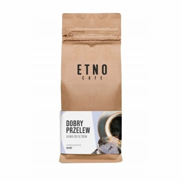 Etno Cafe zrnková káva Dobrý Przelew zrnková 250g