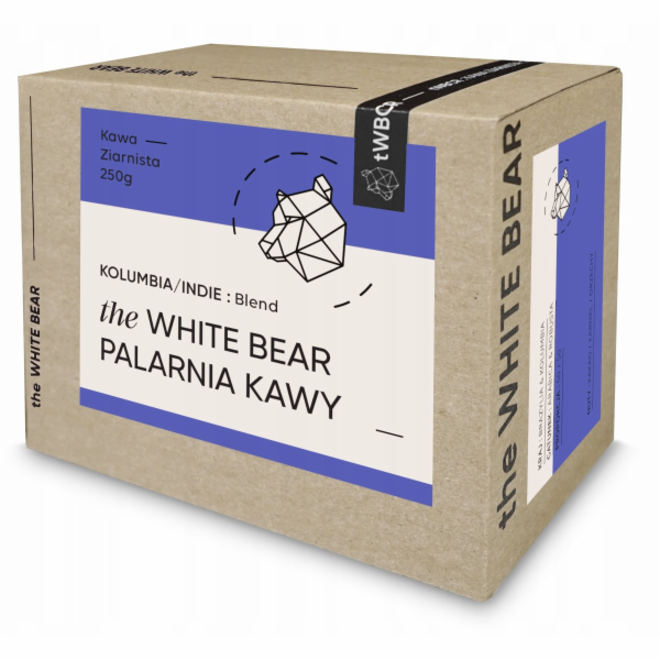 The White Bear Kávová zrna Kolumbie/Indie 250g