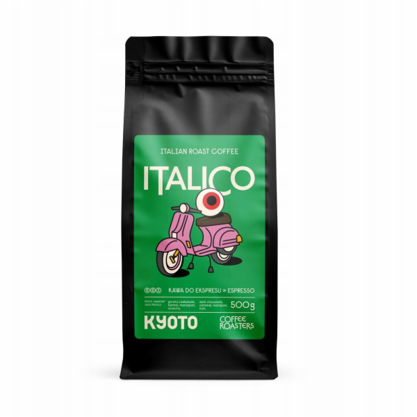Kyoto Kávová zrna Italico Espresso 250g