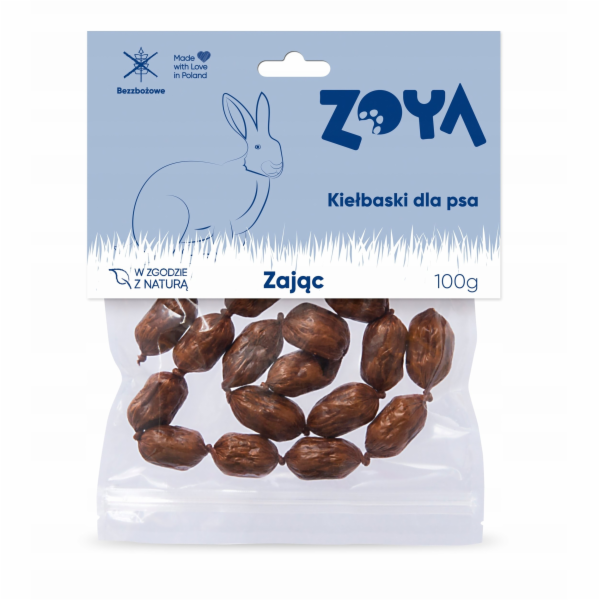 ZOYA Hare sausages - pamlsek pro psa - 100g