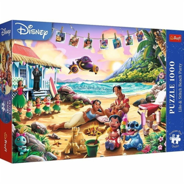 Trefl HÁDANKA 1000 PremPlus Lilo_Stitch Party na...10918