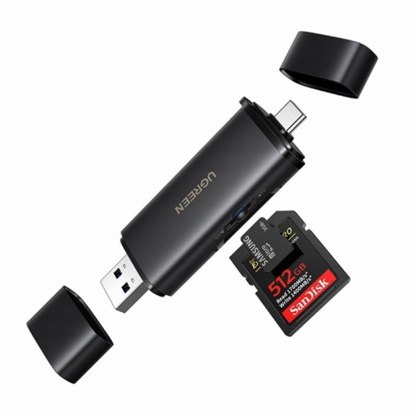 Ugreen Čtečka karet CM803 2 v 1 USB-C/USB-A, SD+TF 312 MB/s