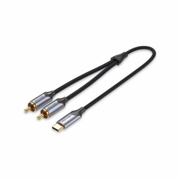 Audio kabel Vention USB-C na 2RCA samec 2 m