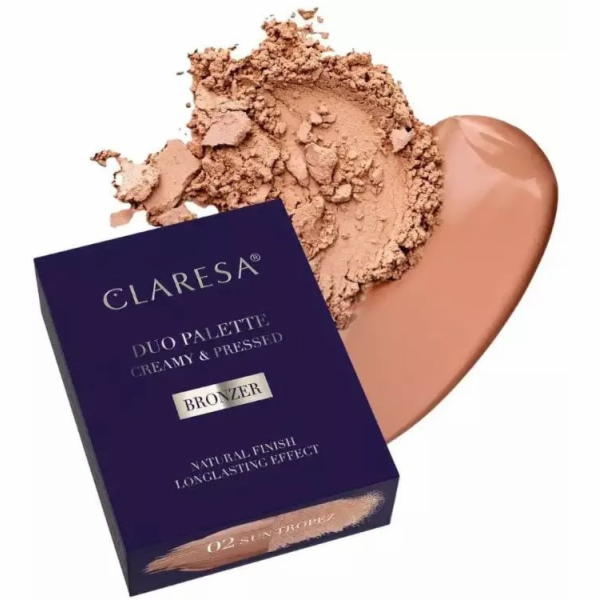 Makeup Revolution CLARESA_Duo Palette krémová a lisovaná ...