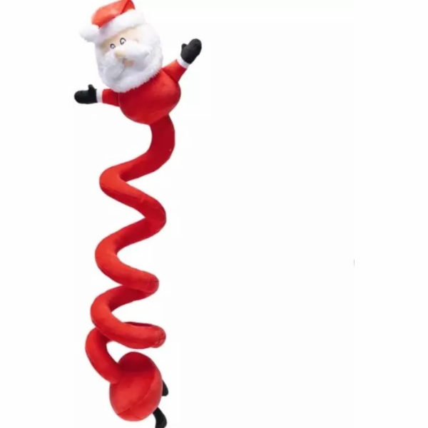 Cooper & Pals Beeztees Santa Claus spirálová hračka pro p...