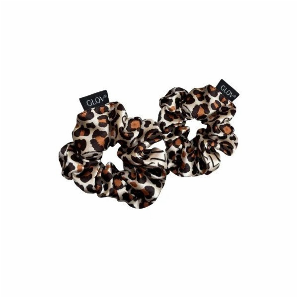 Glov Saténové gumičky do vlasů Satin Scrunchies S Gepard ...
