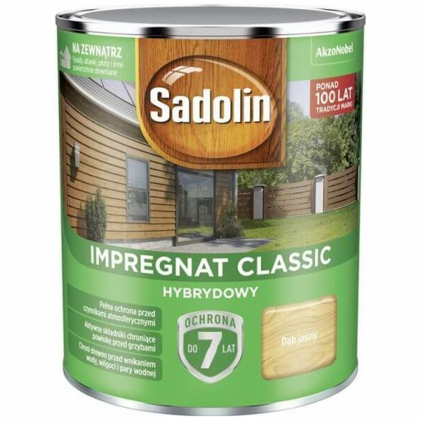 Sadolin SADOLIN IMPREGNÁT CLASSIC HYBRID 7 LET SVĚTLÝ DUB...