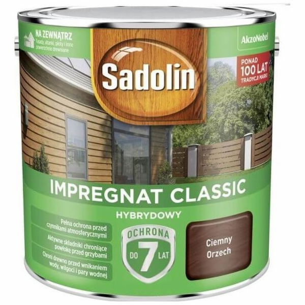 Sadolin SADOLIN IMPREGNÁT CLASSIC HYBRID 7 LET TMAVÝ OŘEC...
