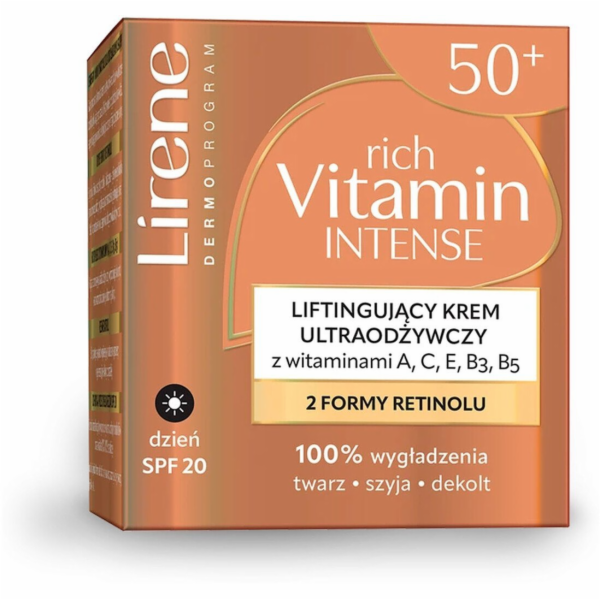 Lirene liftingový ultra výživný krém s SPF 20 a vitamíny ...
