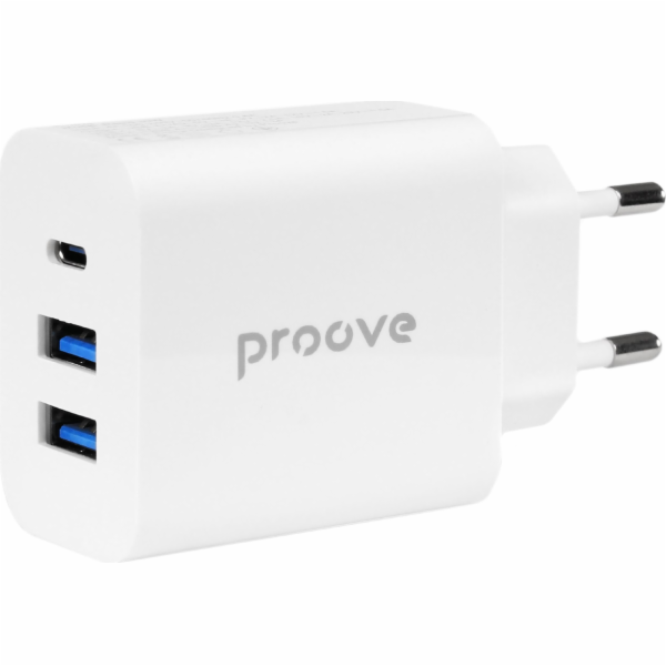 PROOVE Nabíječka Rapid 30W do zásuvky (2 USB + Type-C)