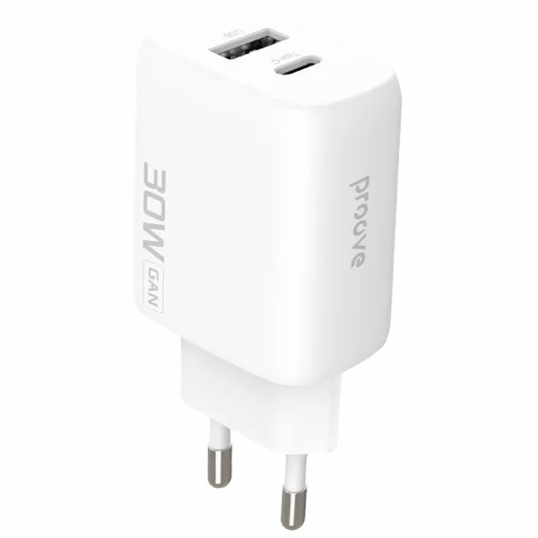PROOVE Nabíječka do zásuvky Silicone Power 2 30W bílá (Ty...