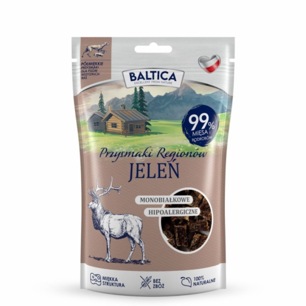 BALTICA Przysmaki regionów Monoprotein Deer - pamlsek pro...