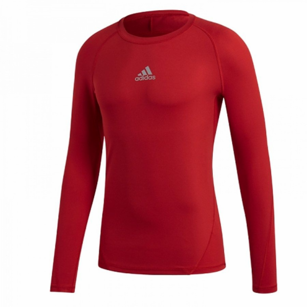 Adidas Dětské tričko ASK LS Tee Y červené, velikost 128 c...