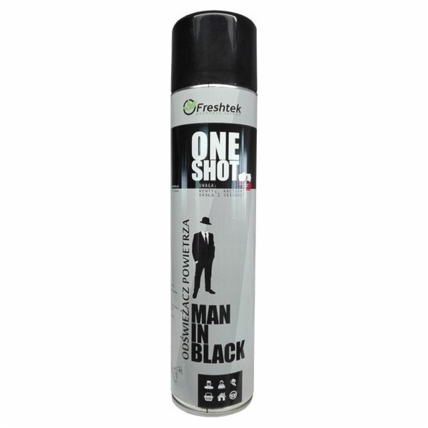 FRESHTEK ONE SHOT Neutralizér zápachu MUŽ V ČERNÉM