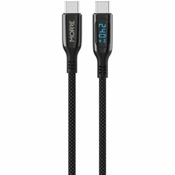 Tiross USB kabel USB-C - USB-C 2 m černý (M105)