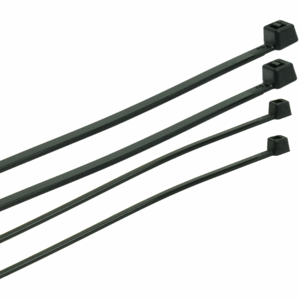 Plastrol Plastová páska černá 7,6 x 550 mm 50 ks.