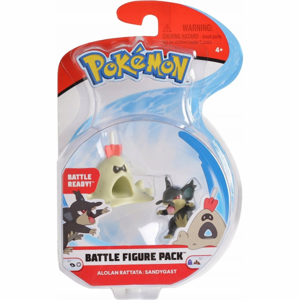 Pokemon Sada figurek Pokémon Rattata a Sandygast - Vytvář...