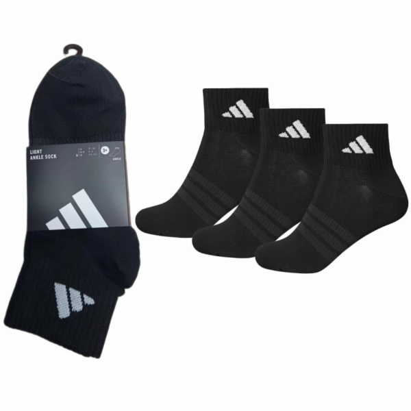 Adidas Thin Essentials kotníkové ponožky 3P KC9613