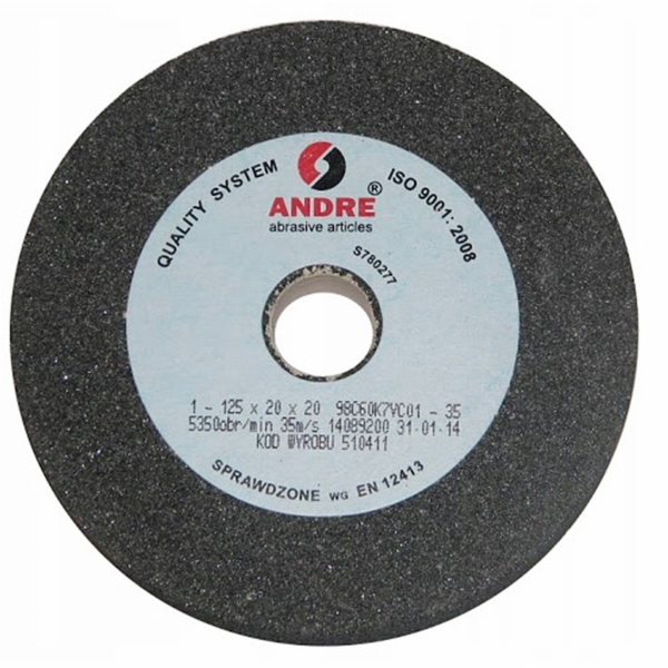 Andre PLOCHÝ BRUSNÝ KOTOUČ 125 mm x 20 mm x 20 mm 98C60K7...
