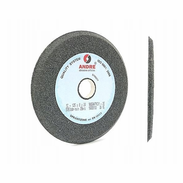Andre PROFILOVANÝ BRUSNÝ KOTOUČ 125 mm x 8 mm x 20 mm 98C...