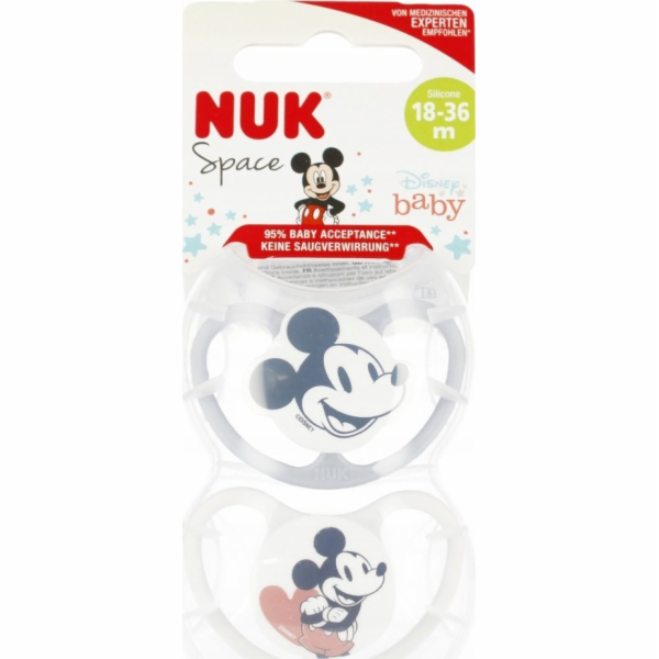 NUK NUK VZOR USP 2 KUS 18-36 BÍLÝ SPMIK 10177176 1/6