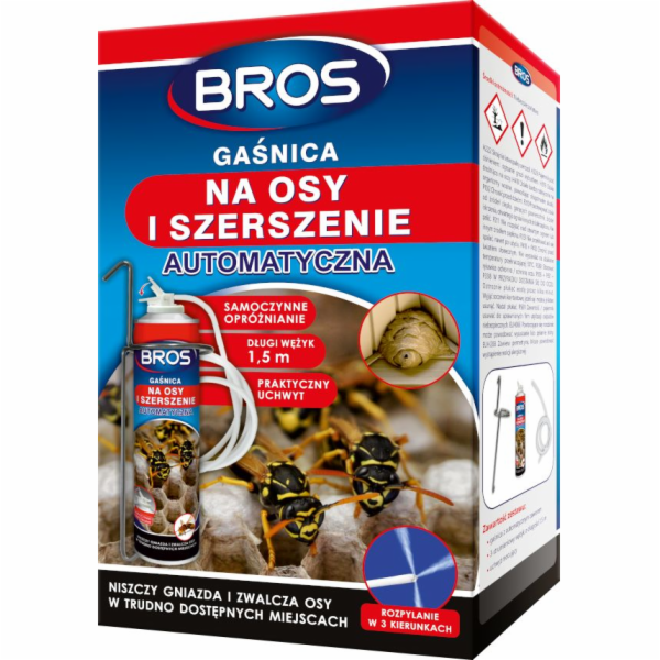 Bros Automatický hasicí přístroj proti vosám a sršňům 400 ml