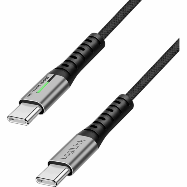 LogiLink Kabel USB-C - USB-C 0,5 m černý (CU0431)
