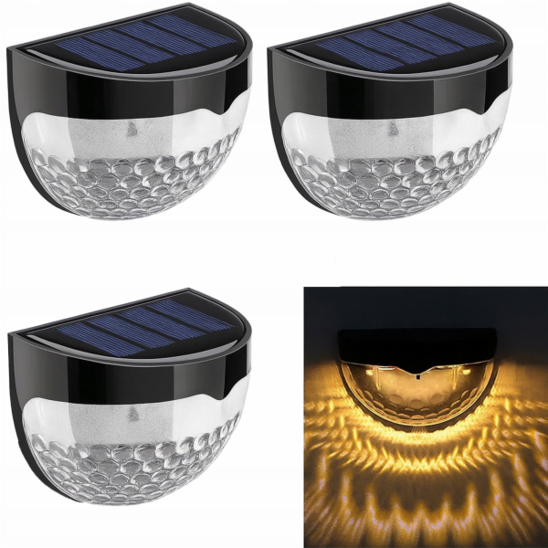 ProGarden Q30D1 SOLÁRNÍ NÁSTĚNNÉ ZAHRADNÍ LED LAMPY 8 KS.