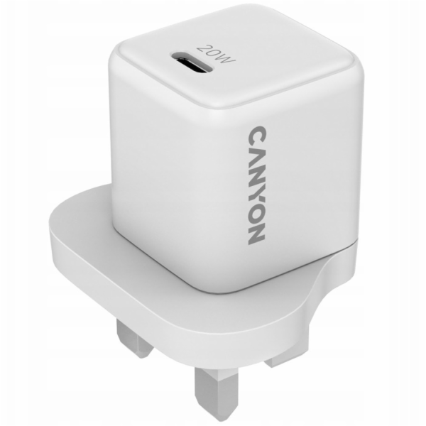 Canyon Nabíječka CU20C GaN 20W 1xPD UK bílá