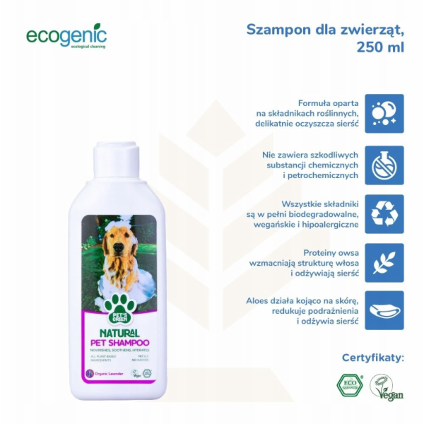 ECOGENIC Ecogenic* Pets Green* Šampon pro domácí mazlíčky...