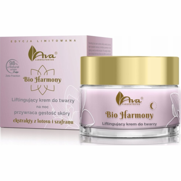 Ava Bio* Harmony Lifting Noční krém na obličej Obnovuje h...