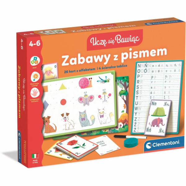 Clementoni CLM ZÁBAVA S PSANÍM 4-6L 50431 PUD12