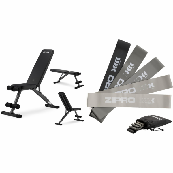 Zipro Cvičební lavice Stride + švihadlo Zipro