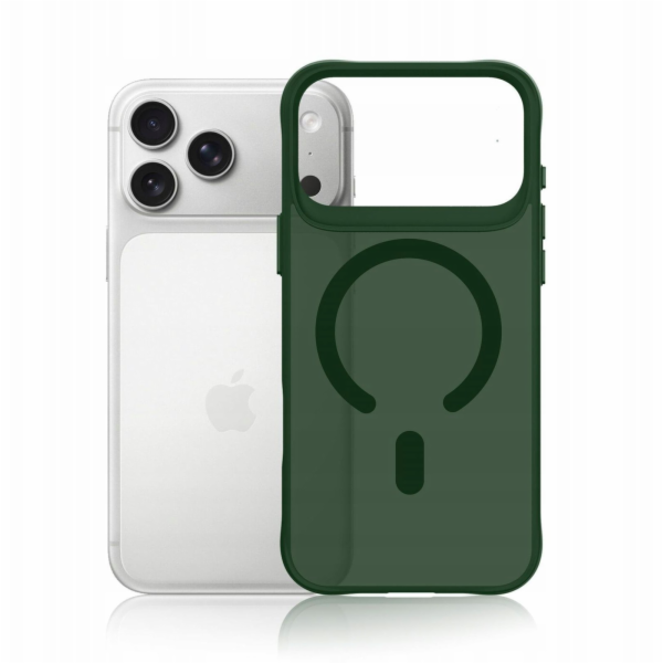 3MK Apple iPhone 17 Pro - Kouřový MagCase zelený