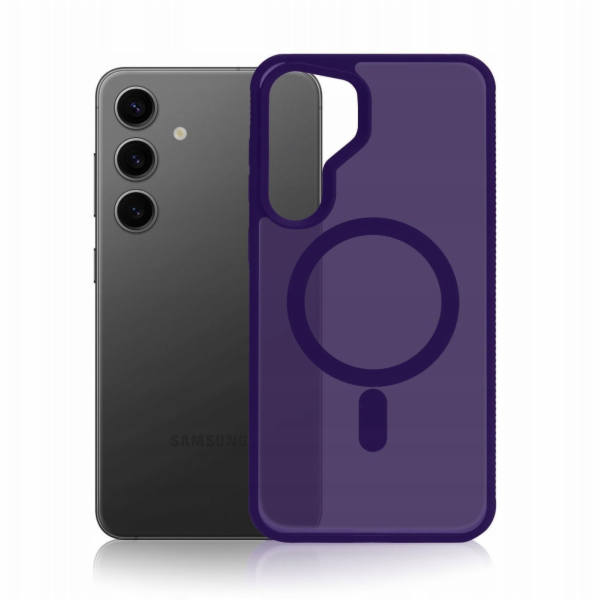 3MK Pouzdro pro Samsung Galaxy S24 - , kouřové, fialové