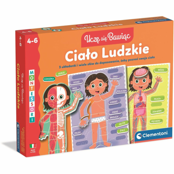Clementoni CLE I Učím se hrou! Lidské tělo 50432