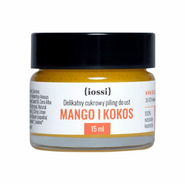 Iossi peeling na rty s mangem a kokosovým cukrem, mangový...