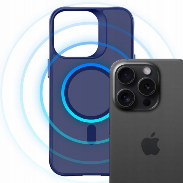 3MK Pouzdro pro Apple iPhone 16 Pro Max - Kouřové modré