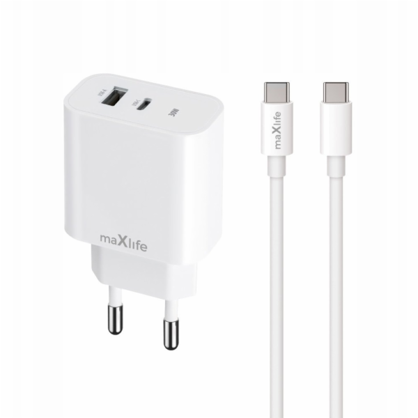 NoName Síťová nabíječka Maxlife PD QC MXTC-06-30AC 1x USB...