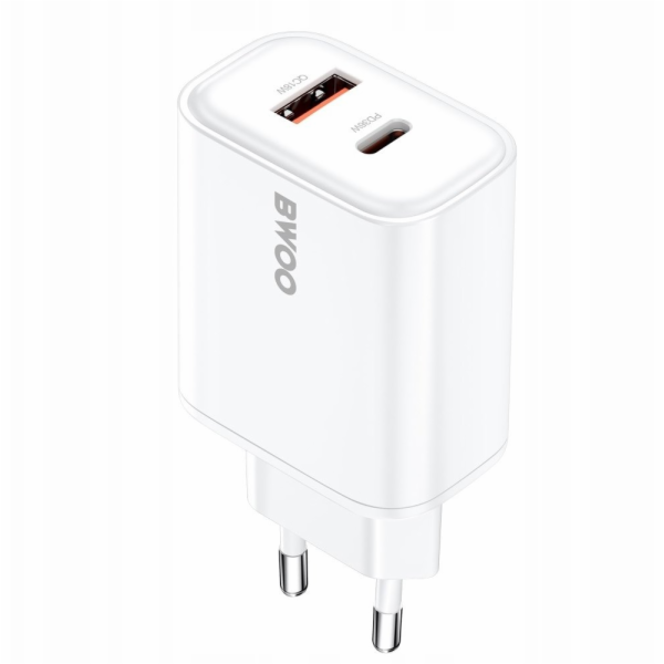 BWOO Nabíječka do zásuvky PD 36W CDA207 1x USB 1x USB-C bílá