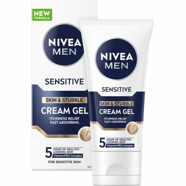 Nivea Osram MEN Sensitive krémový gel na obličej a tříden...