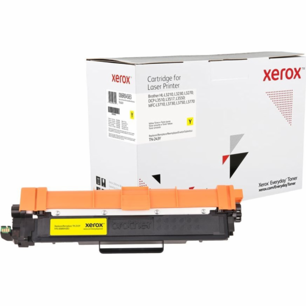 Xerox Everyday Yellow Toner ers. Brother TN-243Y