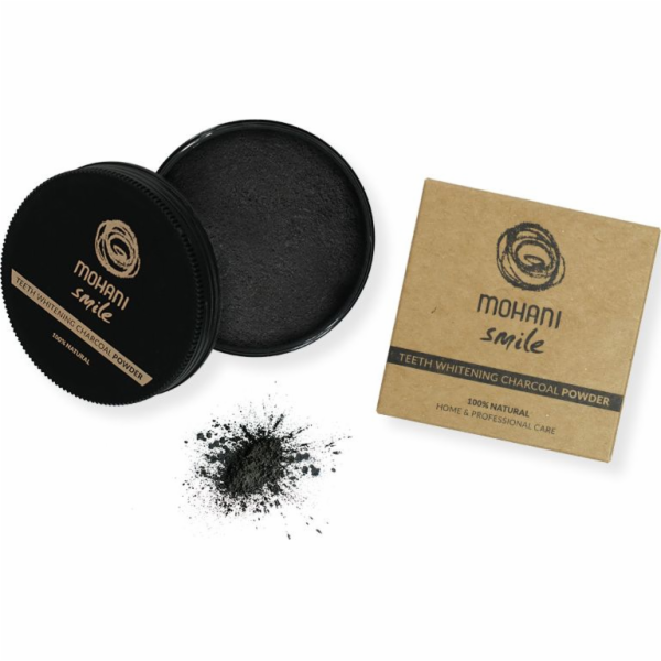 Mohani Smile bělicí prášek s aktivním uhlím