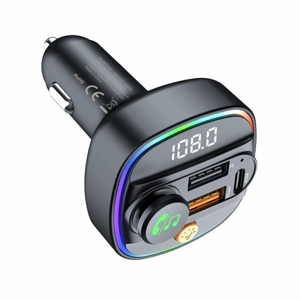 4kom.pl Devia FM vysílač Smart Bluetooth MP3 nabíječka do...