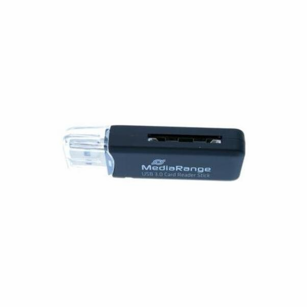 MediaRange ČTEČKA PAMĚTÍ USB 3.0 STICK/ČERNÝ MRCS507 kart...